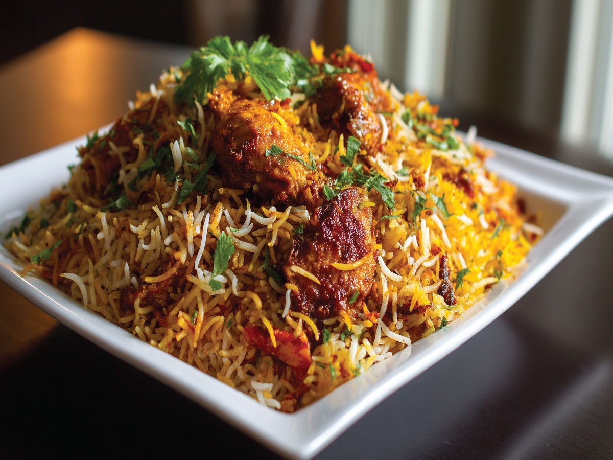 Chicken biryani served at Walton Spice on Walton Hill